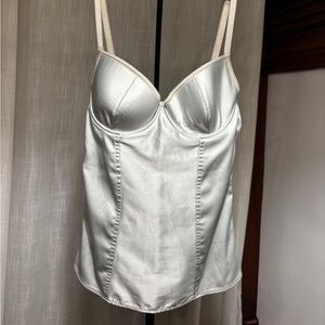Vintage Satin Corset Top